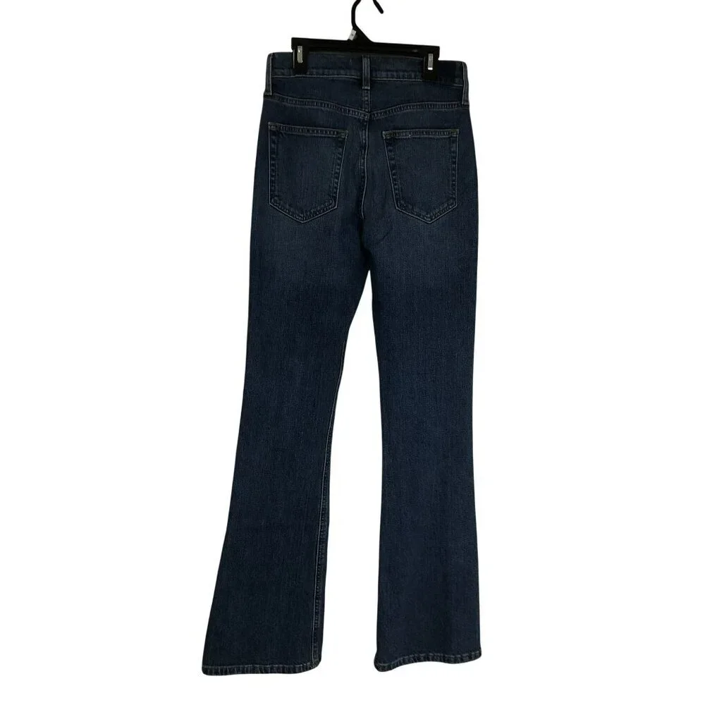 Ética Ethically Made Jeans Flare Blue Size 26 98% Organic Cotton Womens